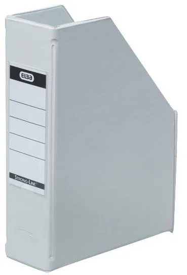 Elba tidskriftssamlare för A5-storlek, med 60 mm ryggbredd, färg vit