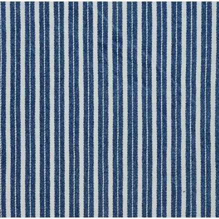 Denimtyg 145cm 007 Blå Ränder - 50cm