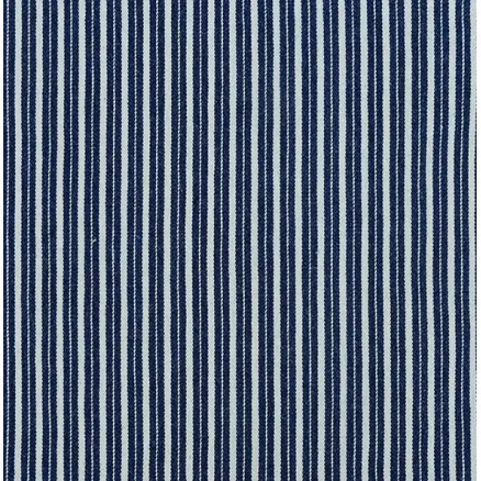 Denimtyg 145cm 008 Mörkblå Ränder - 50cm