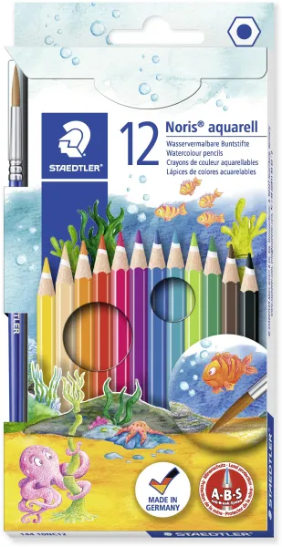 Färgpennor Noris Club Aquarelle ass (12)