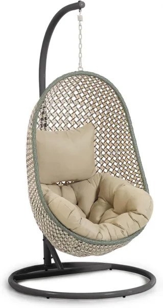Cira, Utomhushängstol med stativ, flerfärgad, H197x105x105 cm