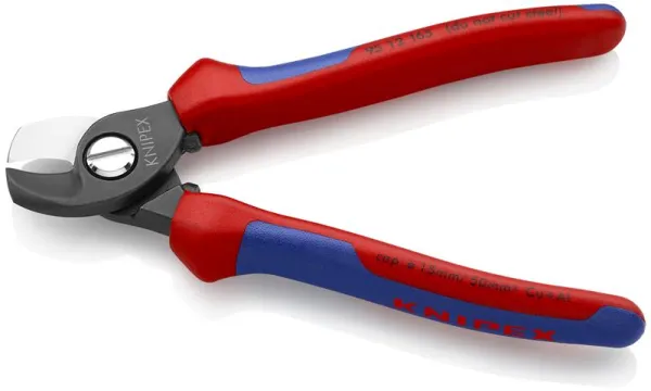 Knipex Kabelsax brunad, med flerkomponentshandtag 165 mm