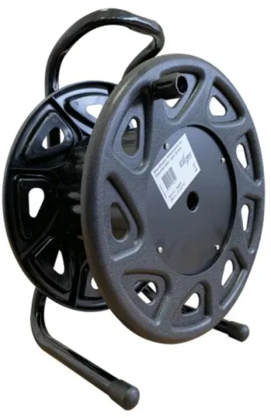 Blå elektrisk kabelvinda för Flex-Line med hjul max 25 m