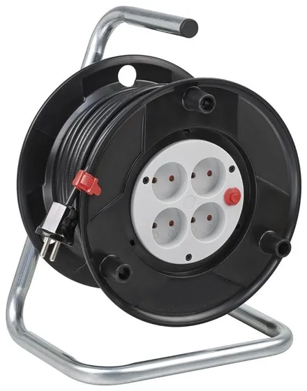 Brennenstuhl kabeltrumma Basic utan jord PVC 25m