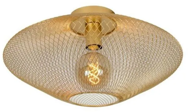 Taklampa Lucide Mesh Ø45 Matt Guld/Mässing