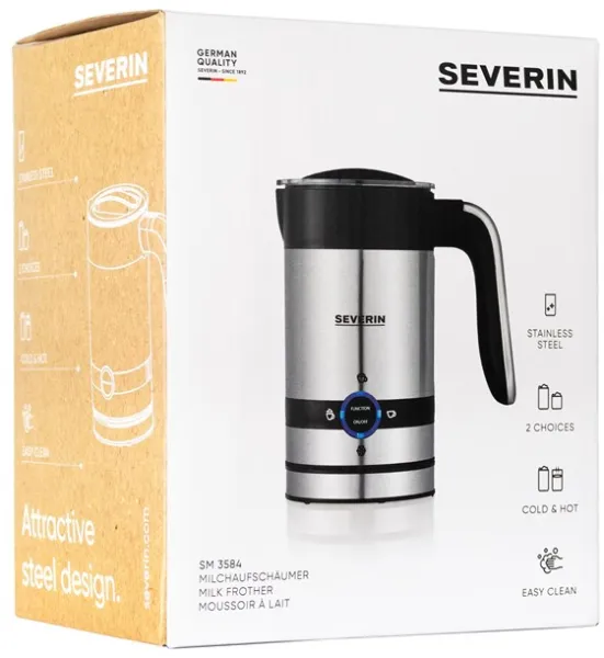 SEVERIN SM3584 - matt black/brushed stainless steel