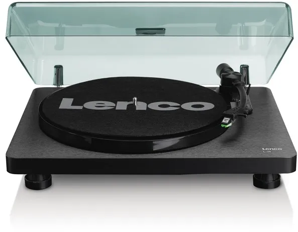 Lenco L-30BK Record Player with USB/PC encoding - Black - Skivspelare Svart
