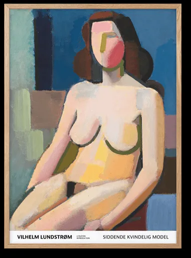 Peléton Sittande Kvinnlig Modell, 1942 Poster 70x100