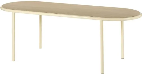 Valerie Objects Wooden Ovalt matbord Elfenben/Ek