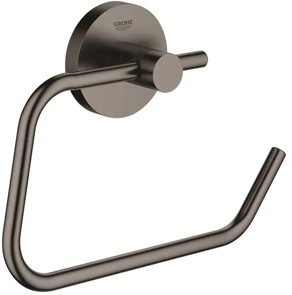 Grohe Essentials toalettpappershållare, borstad hård grafit